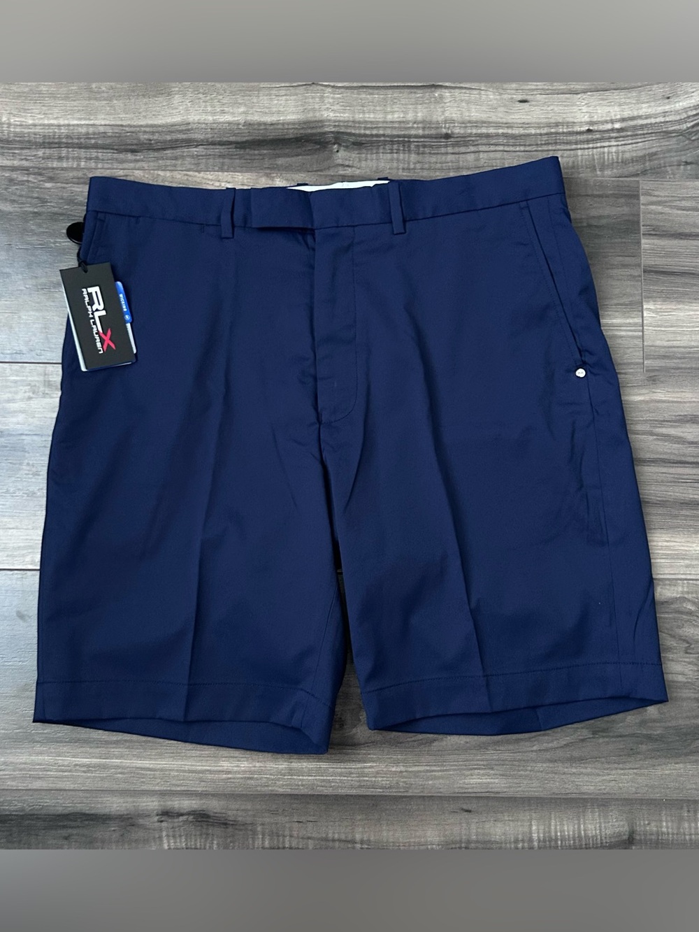 RLX Ralph Lauren Golf New England Prep Classic Fit Shorts Navy Men’s Size 34 New